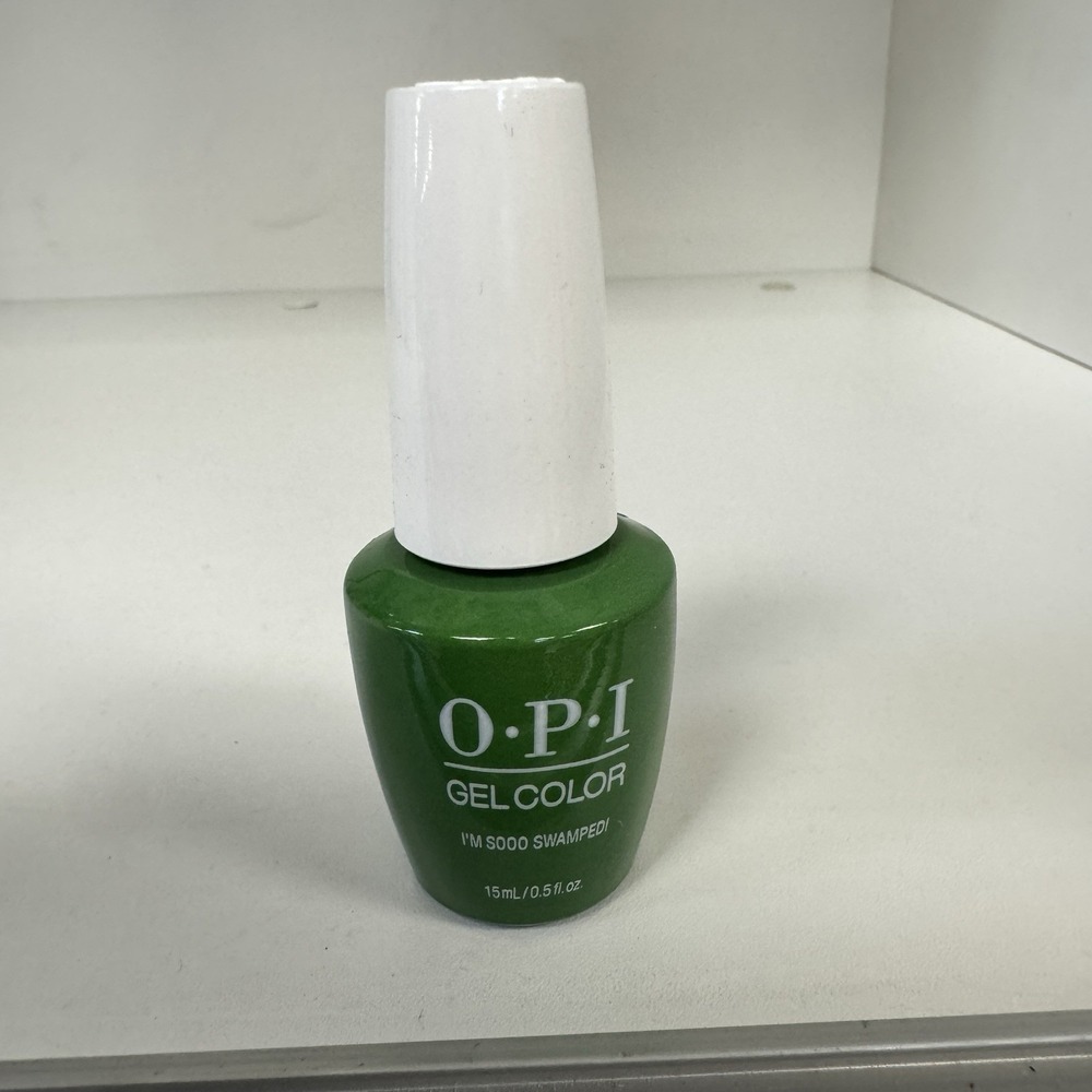 OPI Gel Soak OffNail Polish Lacquer GC N60 I'm Sooo Swamped! 0.5 Oz